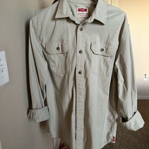 Wrangler Work Shirt - Khaki - M